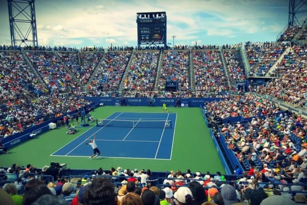 tennis match stadium
